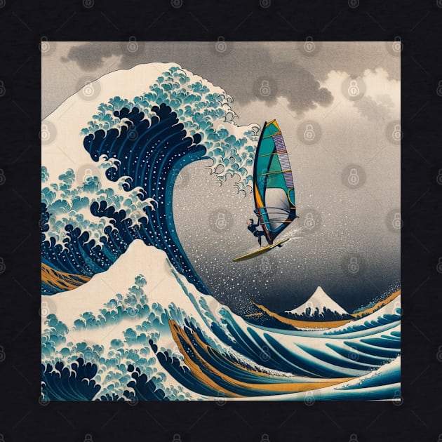 Kanagawa Windsurfing - Wave Rider by Edd Paint Something